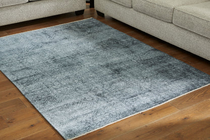 Rhysill - Teal - Large Rug - 8' x 10'