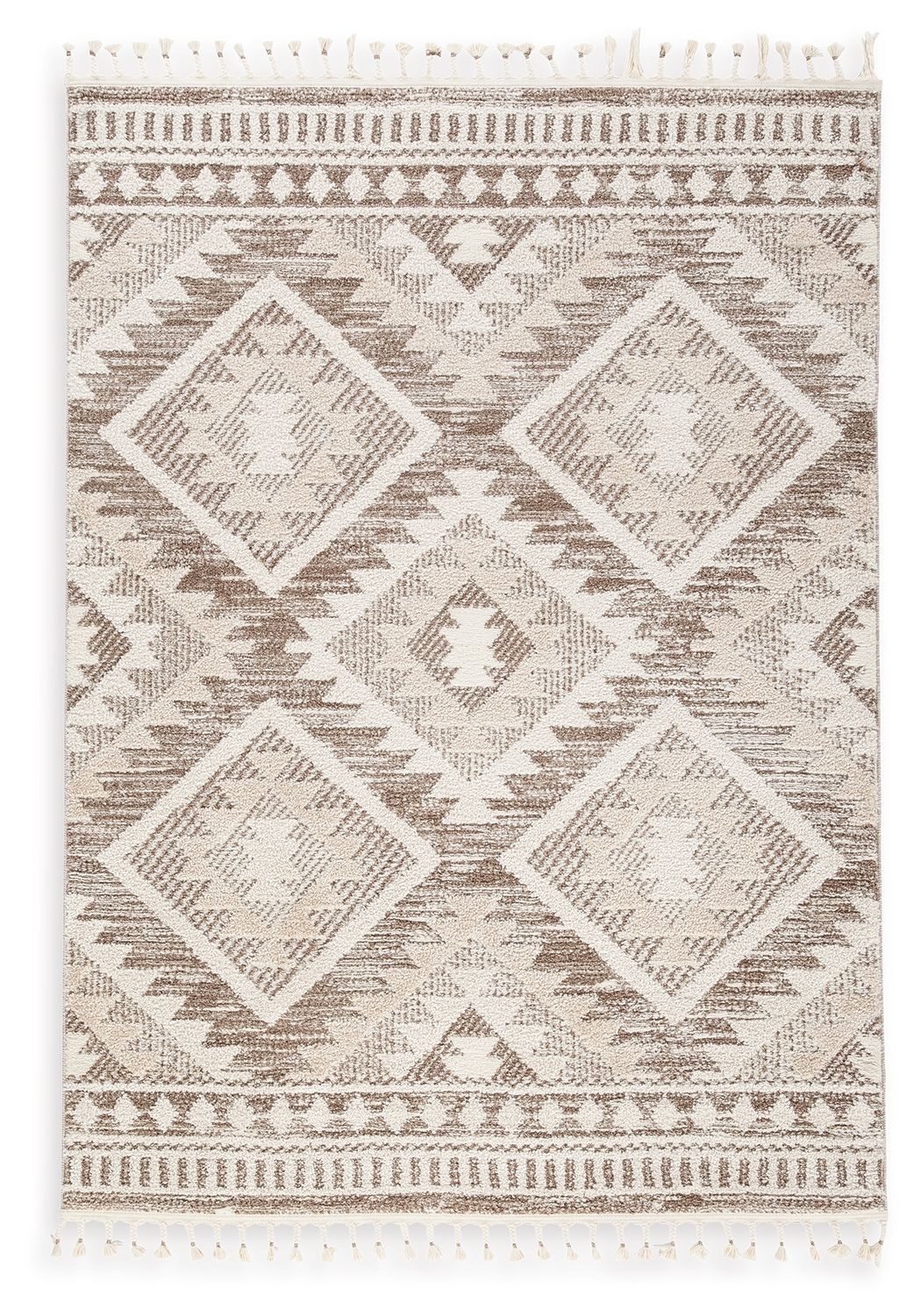 Odedale - Tan / Cream - Large Rug - 8' x 10'