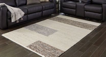 Barus - Beige / Brown / Gray - Medium Rug - 5' x 7'