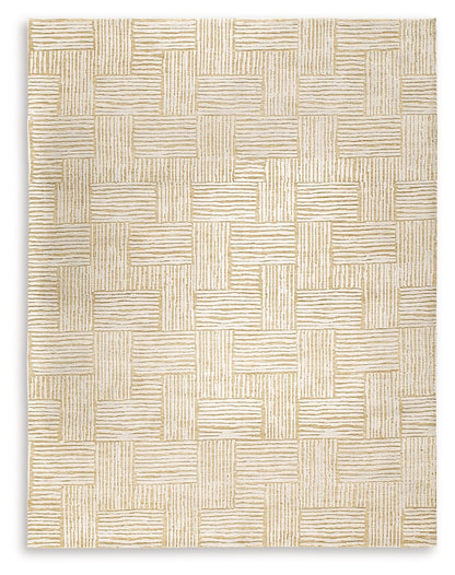 Adanmund - Beige / Caramel - Large Rug - 8' x 10'