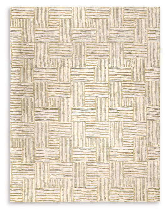 Adanmund - Beige / Caramel - Large Rug - 8' x 10'