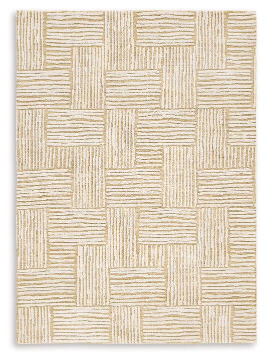 Adanmund - Beige / Caramel - Medium Rug - 5' x 7'