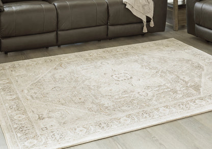 Gatwell - Ivory / Gray / Tan - Large Rug - 8' x 10'