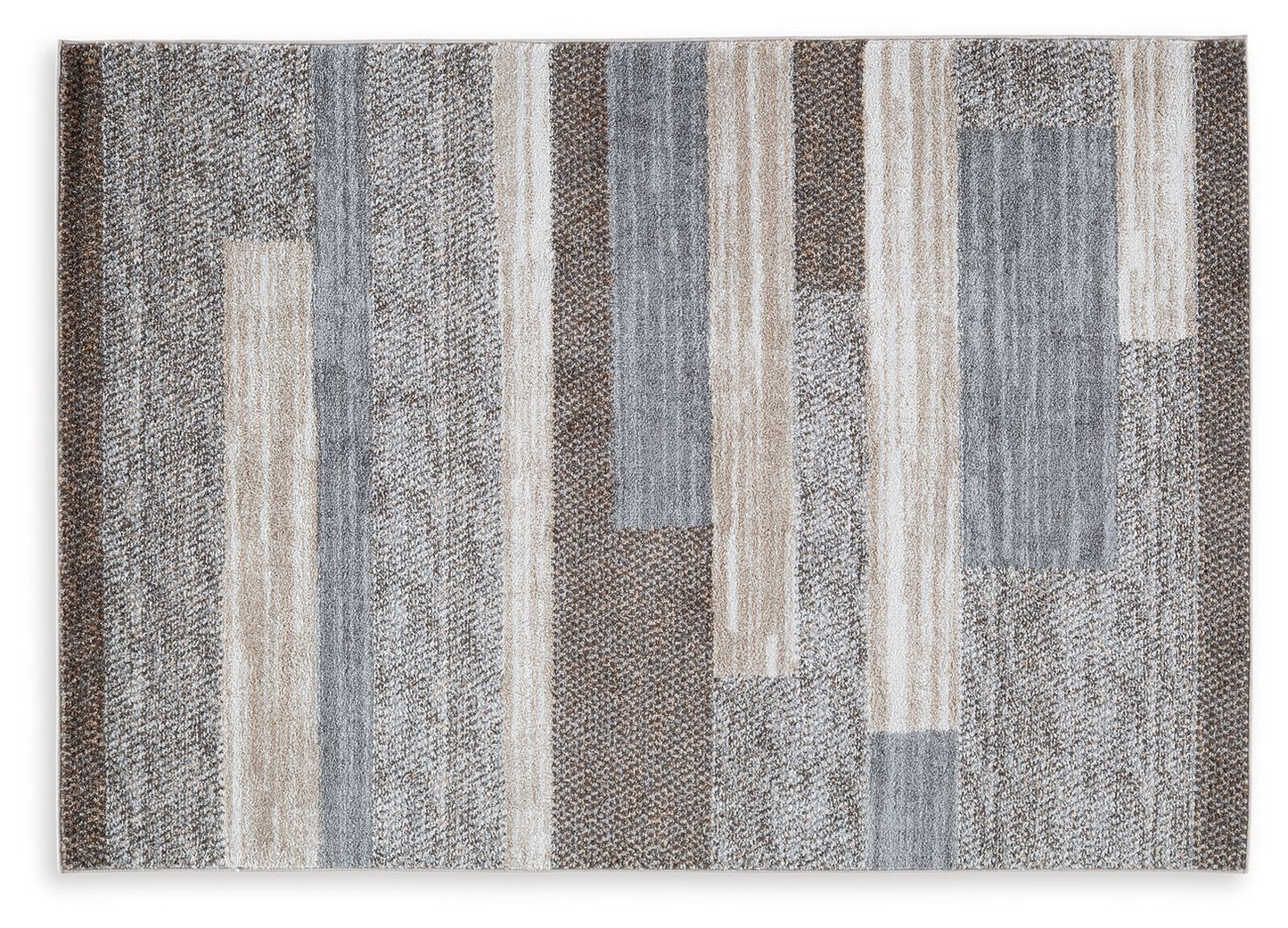 Sethburn - Cream / Brown / Gray - Large Rug - 8' x 10'