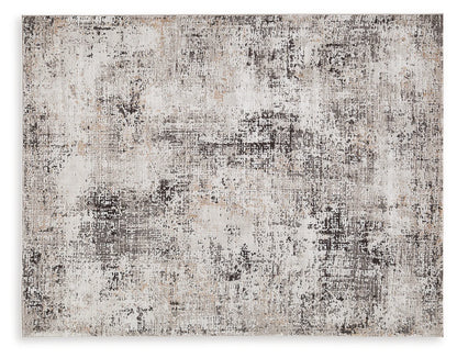 Elaning - Black / Gray / Cream - Medium Rug - 5' x 7'