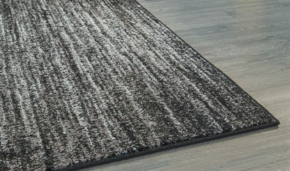 Abageal - Black / White - Large Rug - 8' x 10'