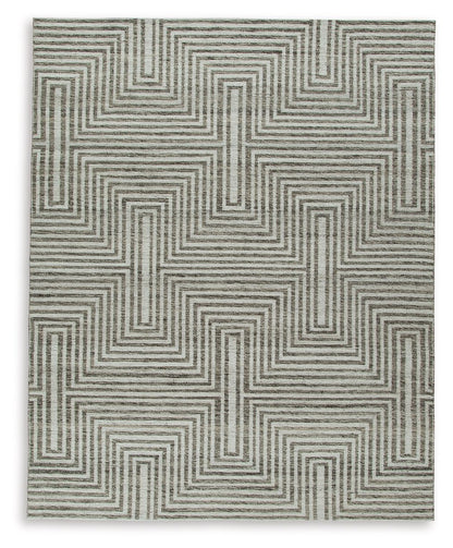 Jossen - Ivory / Gray - Large Rug - 8' x 10'