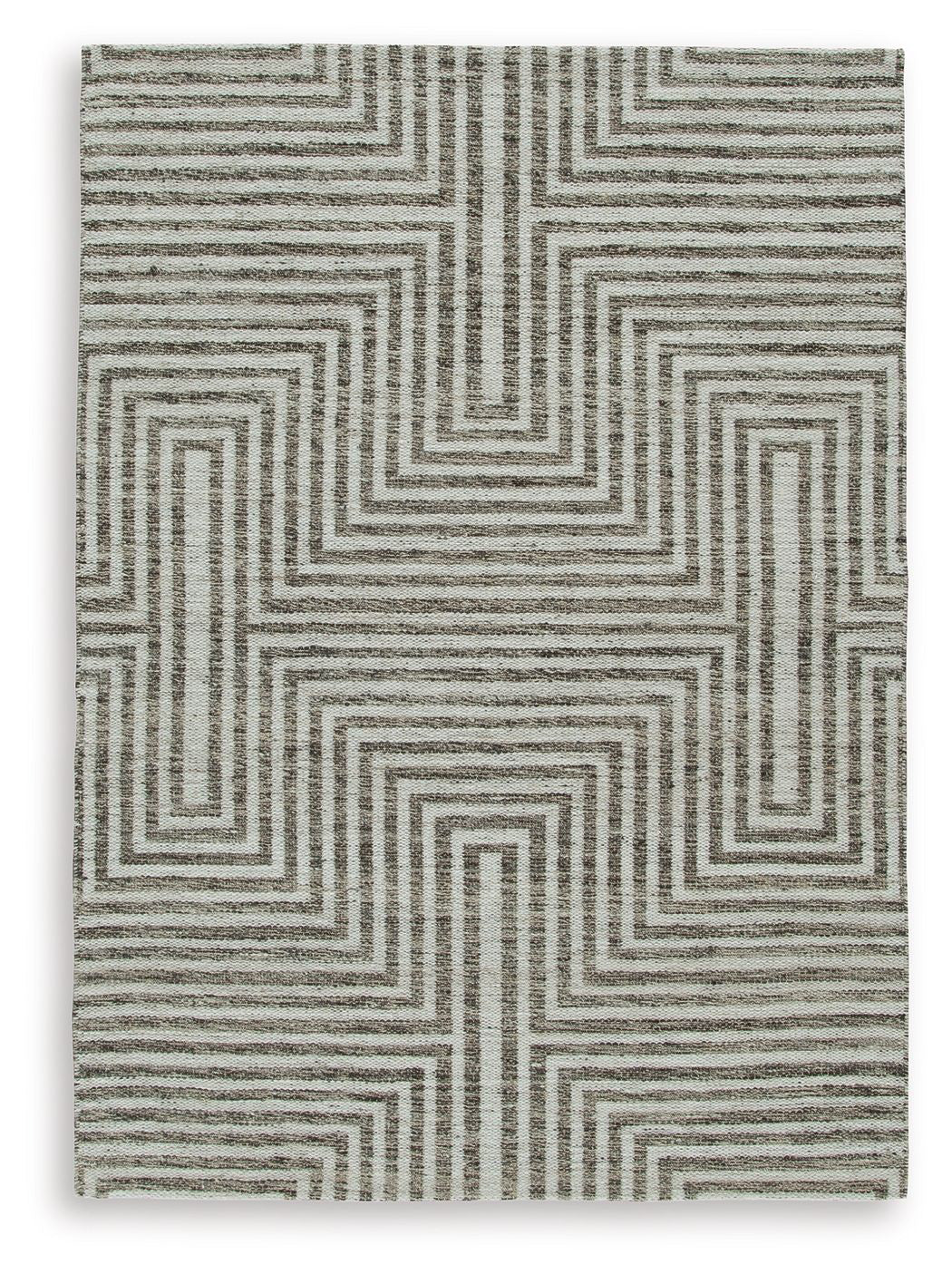 Jossen - Ivory / Gray - Medium Rug - 5' x 7'