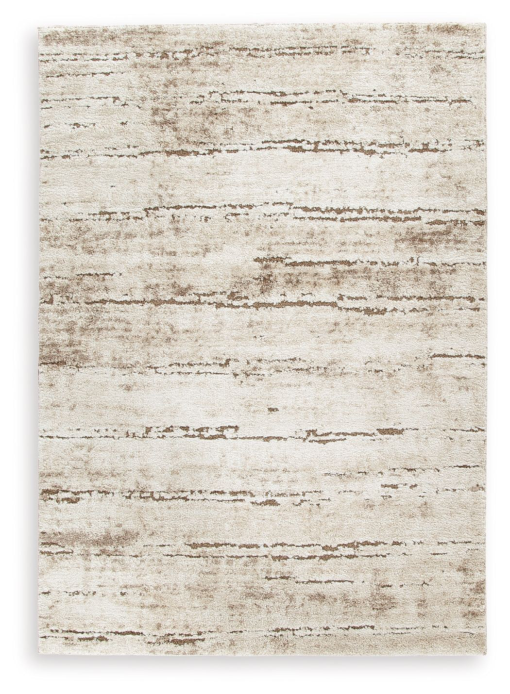 Kasney - Cream / Brown - Large Rug - 8' x 10'