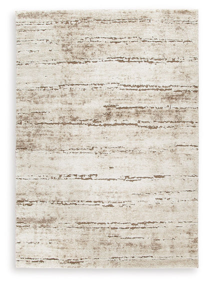 Kasney - Cream / Brown - Medium Rug - 5' x 7'