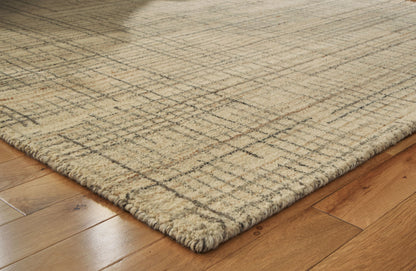 Janston - Ivory / Gray / Tan - Large Rug - 8' x 10'