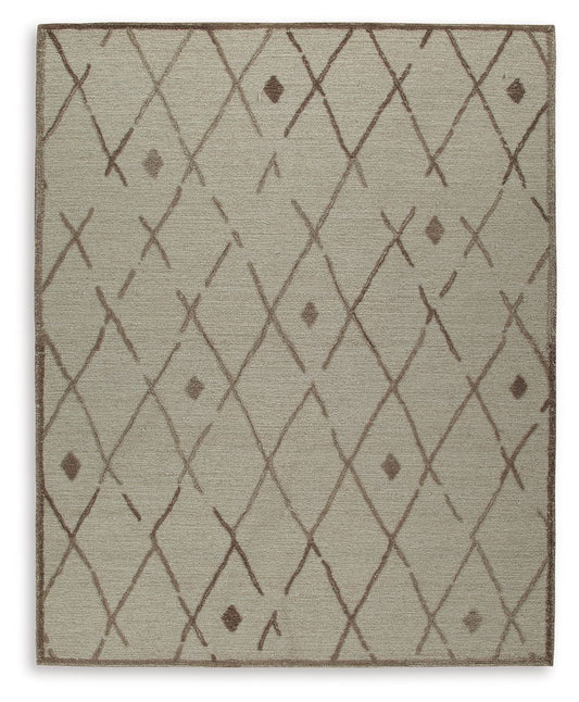 Guyford - Beige / Brown - Large Rug - 8' x 10'