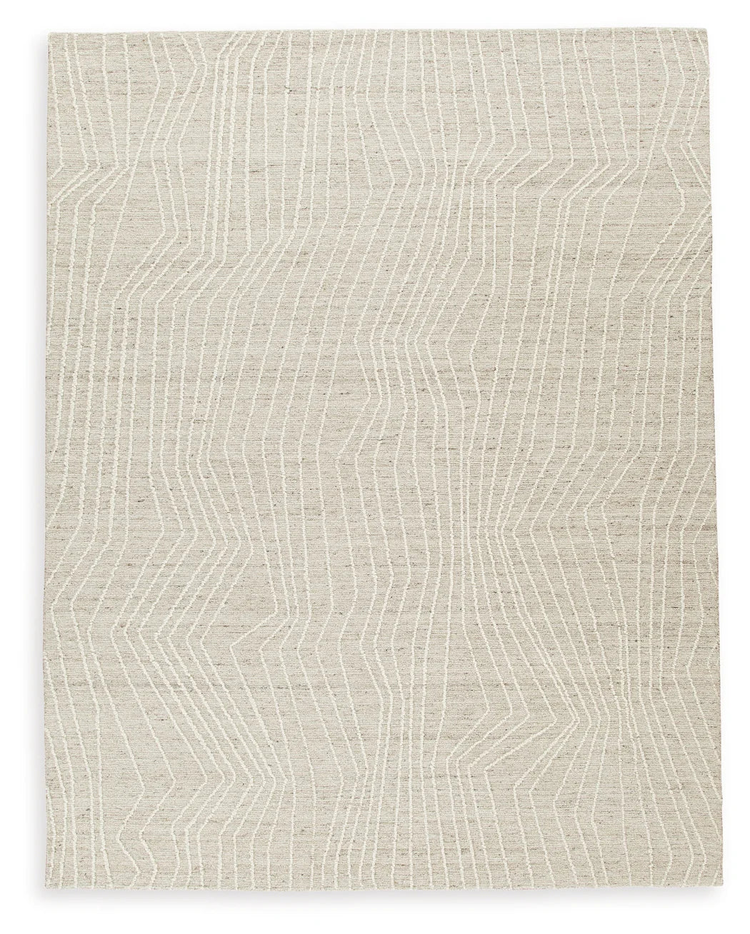 Varahill - Gray / Ivory - Large Rug - 8' x 10'