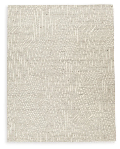 Varahill - Gray / Ivory - Large Rug - 8' x 10'