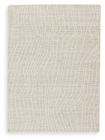 Varahill - Gray / Ivory - Medium Rug - 5' x 7'