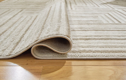 Darmondard - Cream / Taupe - Large Rug - 8' x 10'