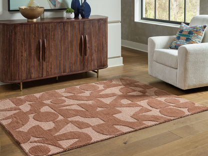 Perrenton - Clay - Large Rug - 8' x 10'