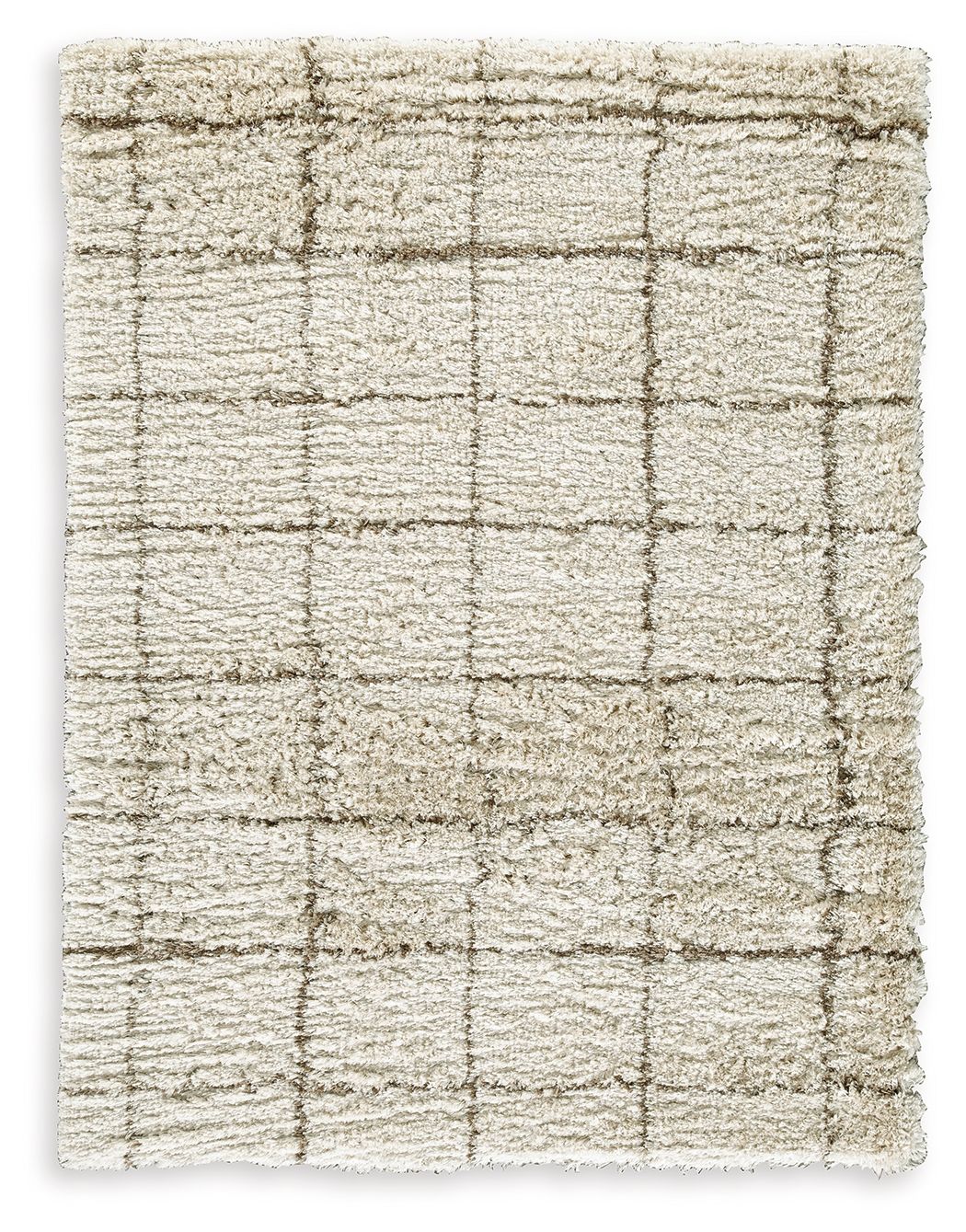 Wrenlow - Cream / Brown - Large Rug - 8' x 10'