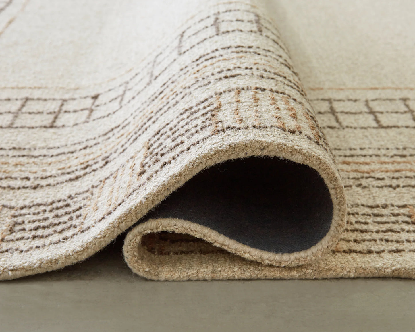 Idaman - Taupe / Brown - Large Rug