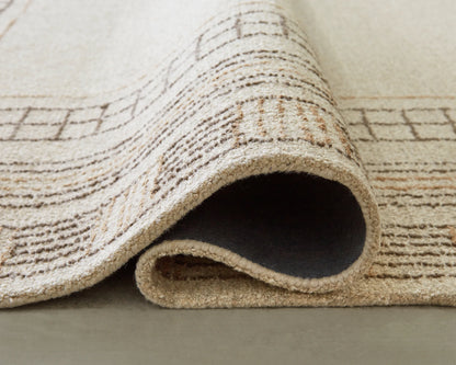 Idaman - Taupe / Brown - Medium Rug