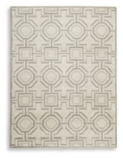 Maconville - Ivory / Gray - Medium Rug - 5' x 7'