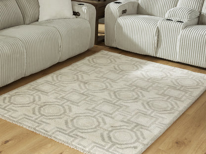 Maconville - Ivory / Gray - Medium Rug - 5' x 7'