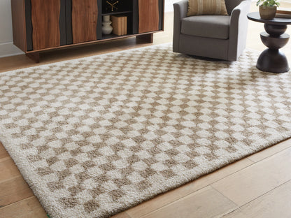Karamen - Taupe / Ivory - Large Rug - 8' x 10'