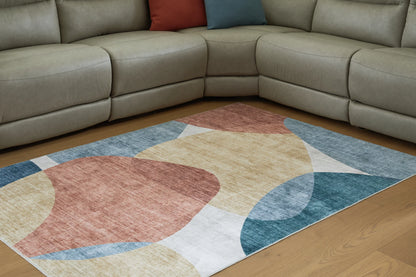 Chanleigh - Multi - Washable Medium Rug - 5' x 7'