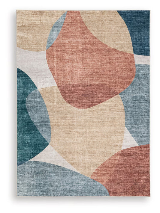 Chanleigh - Multi - Washable Medium Rug - 5' x 7'