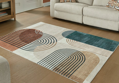 Farrendale - Multi - Washable Medium Rug - 5' x 7'