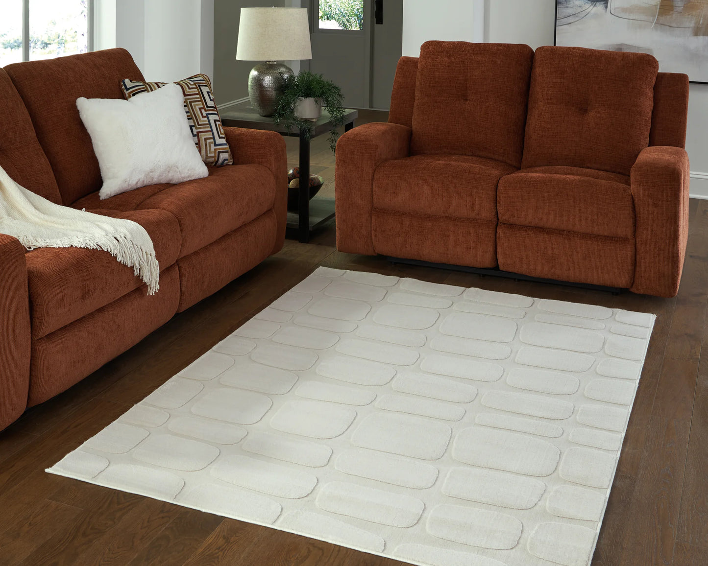 Malvinsboro - Sandstone - Washable Medium Rug - 5' x 7'