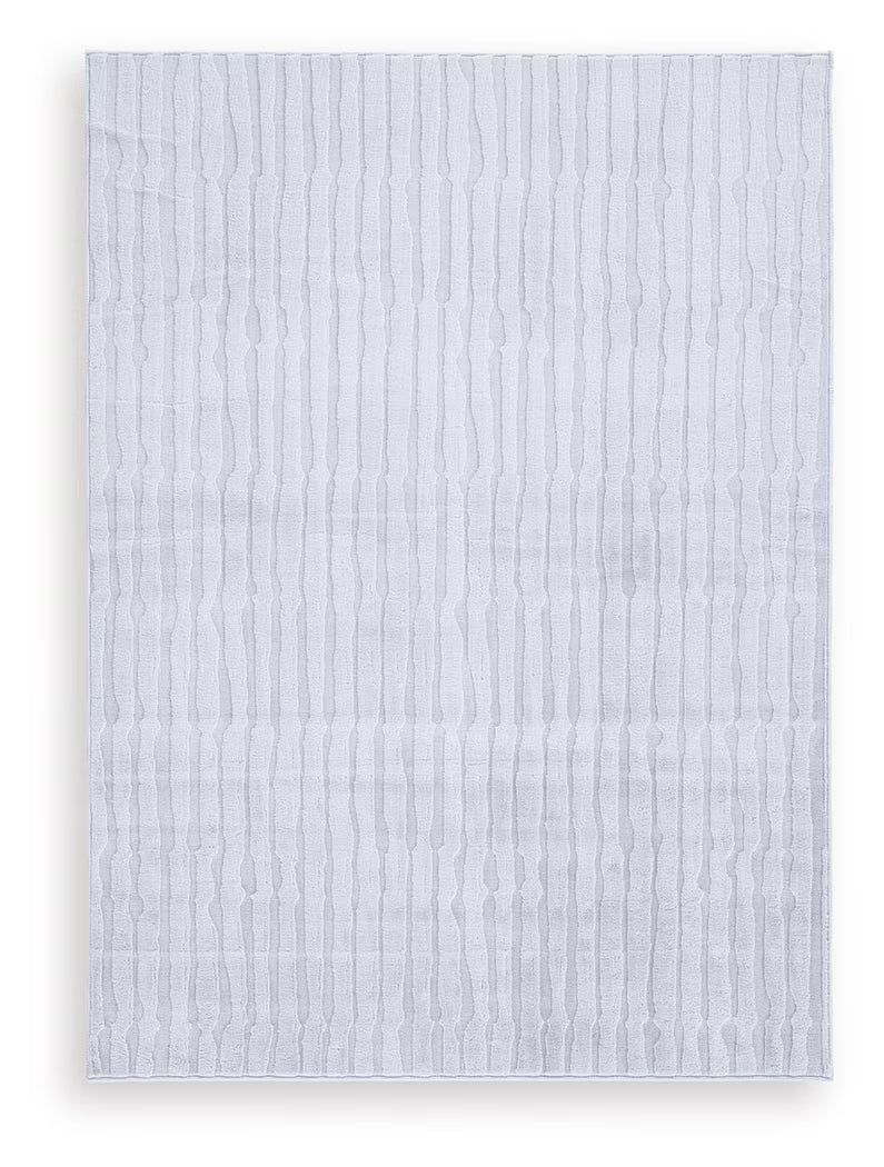 Worthley - Gray - Washable Medium Rug - 5' x 7'