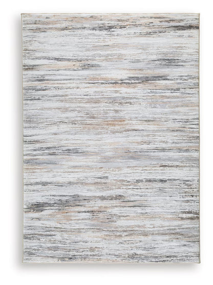 Nace - Gray / Brown / White - Medium Rug - 5' x 7'