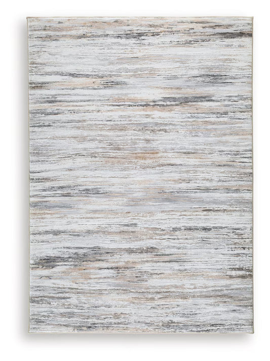 Nace - Gray / Brown / White - Medium Rug - 5' x 7'