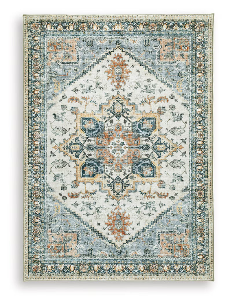 Wallney - Multi - Medium Rug - 5' x 7'