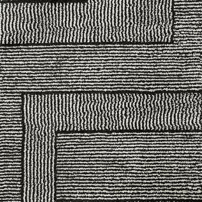 Kurtmen - Black / Ivory - Medium Rug - 5' x 7'