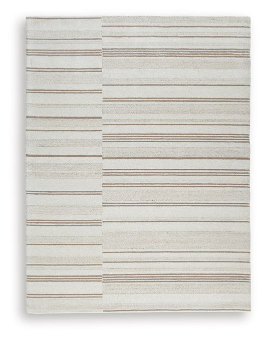 Gadence - Ivory / Tan - Large Rug - 8' x 10'