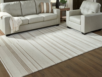 Gadence - Ivory / Tan - Large Rug - 8' x 10'