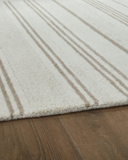 Gadence - Ivory / Tan - Large Rug - 8' x 10'
