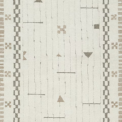 Dot - Cream / Brown / Taupe - Medium Rug - 5' x 7'