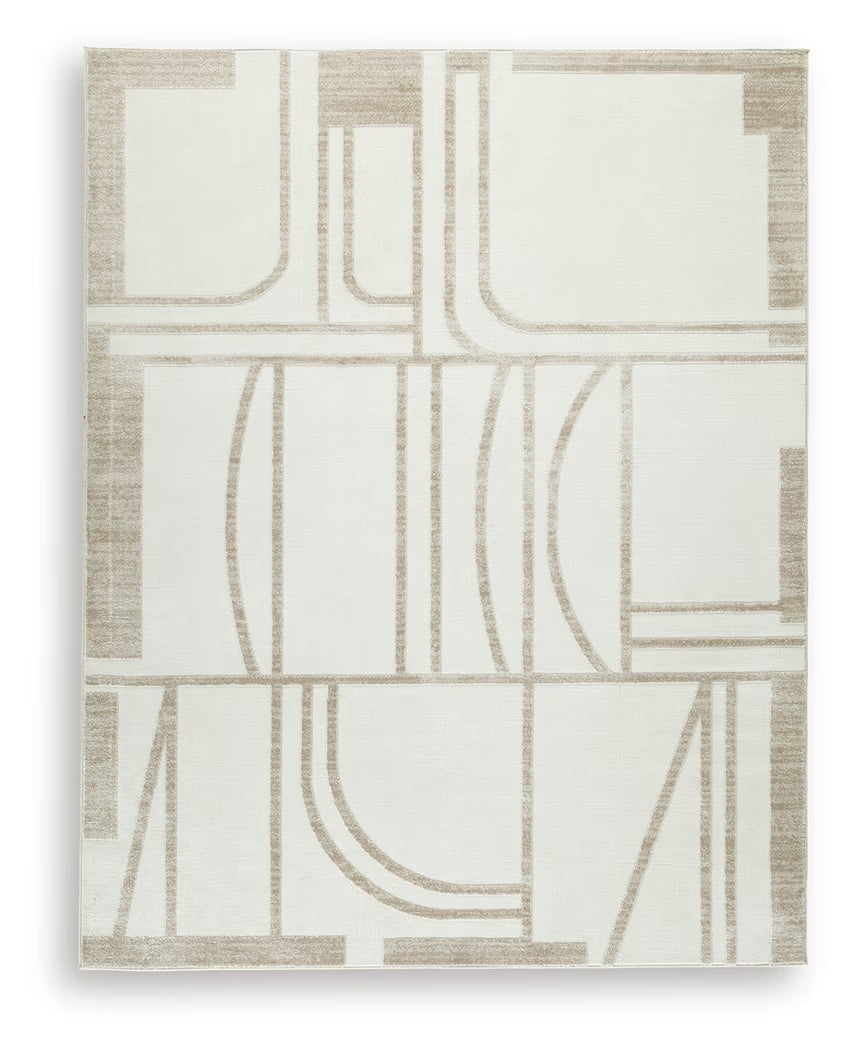 Farongrove - Ivory / Beige - Large Rug - 8' x 10'