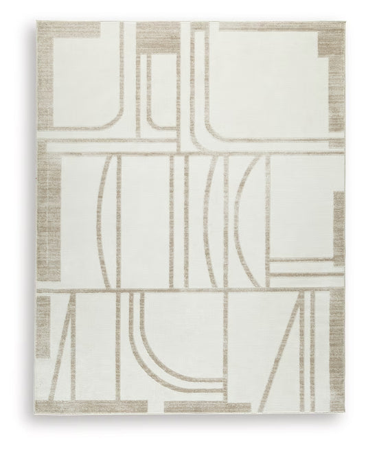 Farongrove - Ivory / Beige - Large Rug - 8' x 10'