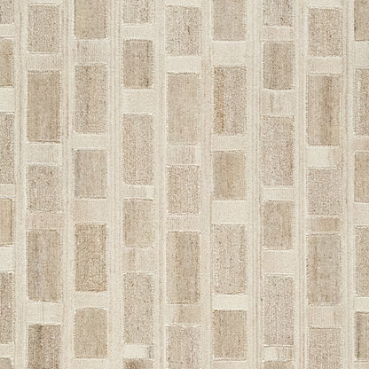 Lisgrove - Tan / Brown / White - Medium Rug - 5' x 7'