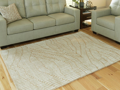 Jaseena - Beige / Tan - Medium Rug - 5' x 7'