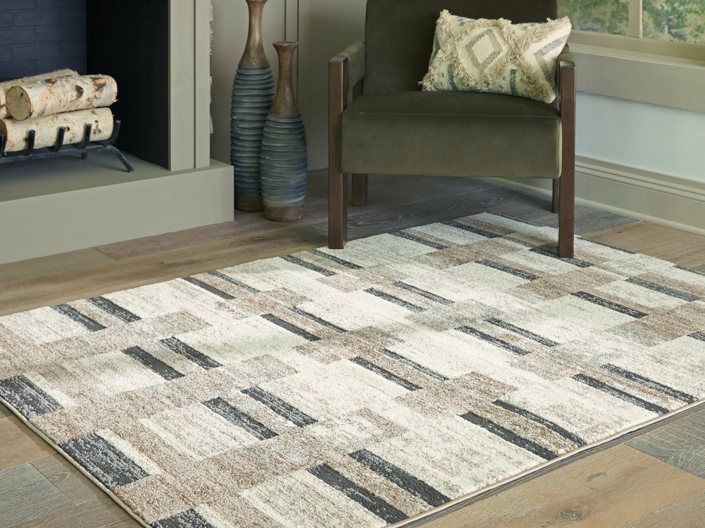 Alstone - Multi - Medium Rug - 5' x 7'