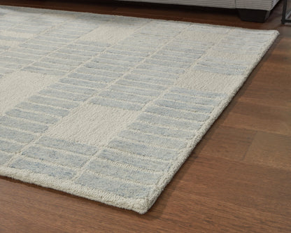 Dylanton - Ivory / Blue - Large Rug - 8' x 10'