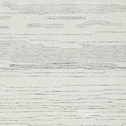 Genemost - Ivory / Blue - Medium Rug - 5' x 7'