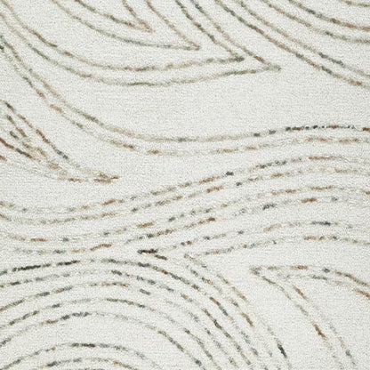 Deenbury - Ivory / Green / Brown - Medium Rug - 5' x 7'