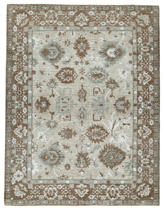 Ainswick - Memory Foam 8' x 10' Rug - Brown / Beige / Gray