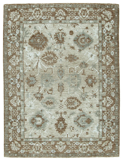Ainswick - Memory Foam 5' x 7' Rug - Brown / Beige / Gray
